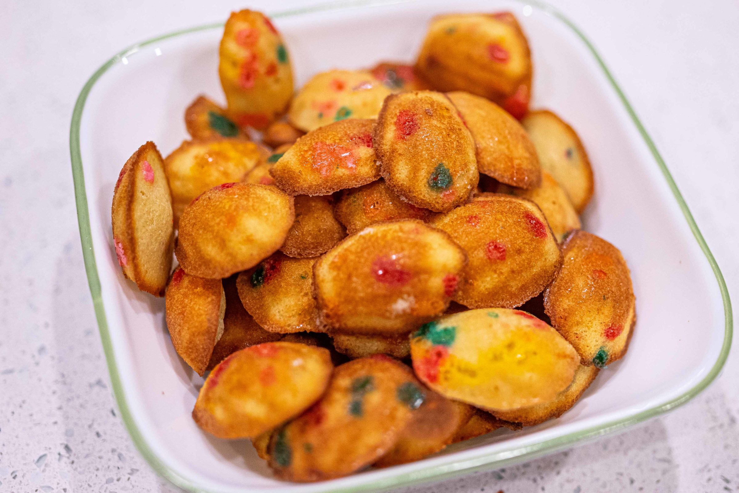 Orange Confetti Madeleines Recipe